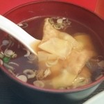 らーめん萬来 - ワンタンスープ♪