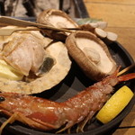 水魚之喜 - 帆立・海老・椎茸