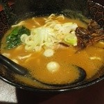 活麺元家 - 家系とんこつしょうゆラーメン