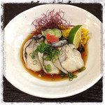 十八番 - 茹で牡蠣ポン酢。