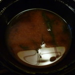 八丁堀こまつ - お味噌汁の出汁がいい