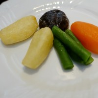 南蛮 銀圓亭 - ビーフシチューに付く温野菜
