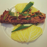 レストラン アラジン - 豚頭肉のムニエル ラヴィゴットソース これはとろっとろで美味しかった！