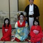 笑座 - 安藤さんと葵太夫と可愛い２人の禿（かむろ）ちゃん☆