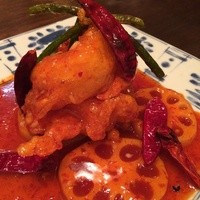 青菜 丸の内ブリックスクエア店 - 大海老のにんにく唐辛子チリソース