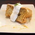 E’s cafe - 日替りシフォンケーキ：アールグレイ