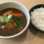 かれー屋ひろし - 豚角煮のスープカレー　￥1,050