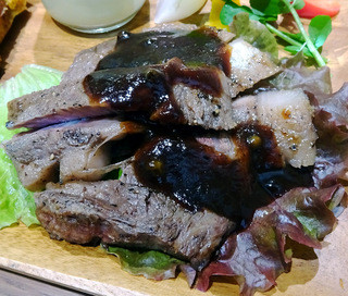 ケヤキカフェ - 栗原漢方和牛イチボ肉のグリル