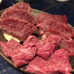 一切れ焼肉 一穂 - 三人前ずつ〜