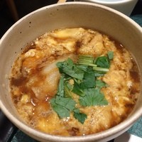 手打ちそば 大石 - 玉子のあれ