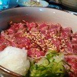 臥璽廊 - ステーキ丼です。