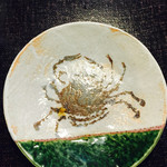 日進月歩 - そば豆腐のお皿