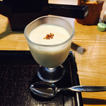 もりそば御膳 ソバロア(そばのプリン)