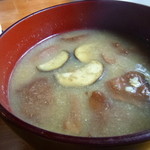 そば切 雨耕庵 - 2015.10　きのこの味噌汁