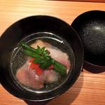 44158276 - 鴨と鴨団子の吸い物