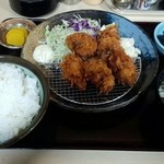 ひだ - カキフライ定食　850円