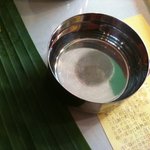 南印度ダイニング ポンディバワン - 手食用のフィンガーボール