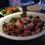 サッチモ - H.27.11.6.昼 ランチ 鶏モモとカポナータのイタリア丼(ごはん少なめ) 780円