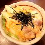 花いちもんめ - 裏メニュー　つけめんの後のミニ卵丼