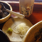 東風 - 鴨汁の薬味