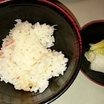 やしき旅館 - 炊き込御飯　輪島の漬け物