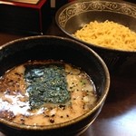 ひげ坊主 - H.27.5.5.夜 黒豚飛魚つけ麺 750円