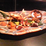 WA亭 風こみち - 夜のコース料理（静岡産鮎塩焼き　南瓜蟹春巻き　牛舌味噌漬けなどなど）
