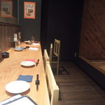 やきとりの炭活 - カウンター席その１