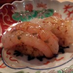 鮨し人 - ボタン海老と白エビ