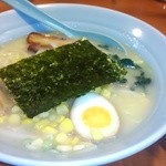 源屋ラーメン - 塩トンコツラーメン、炙りチャーシューが旨い