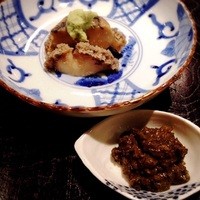 すし蓑 - 鮑と肝和え