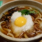 杵屋 - きのこの牛肉とろろうどん