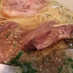 塩そば専門店 桑ばら - コストコの厚切り牛タンとセブンイレブンの大根が桑ばらで出逢った。（本日の裏そば）