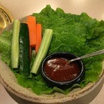 焼肉・ホルモンこそっと - サンチュ