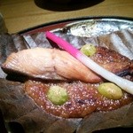 みこころや - (11/5)鮭の朴葉焼き、谷中生姜
