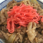 Yoshinoya - べにしょうがをたっぷりと♡