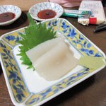 亀善 - イカ刺し2015.11.06