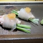 銀座 柳寿司 三代目 - かわはぎ