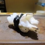 銀座 柳寿司 三代目 - げそ炙り