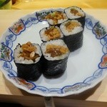 銀座 柳寿司 三代目 - 納豆干ぴょう巻き