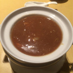 上海 小南国 - 上海蟹Standardコース ¥8,500 ②上海蟹味噌入りふかひれのとろみスープ
