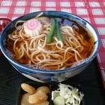 Koshiyuuan - かけそば￥400　ヒゲタ＆ヒガシマル使用　