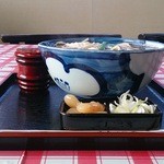 Koshiyuuan - かけそば￥400　丼の直径14cm