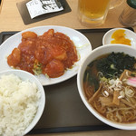 ra-menyoshino - エビチリ定食