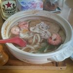 丸一 - 裏メニュー　鍋焼きうどん