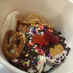 Menchie's Frozen Yogurt - 完成〜、見た目イマイチやなぁ。