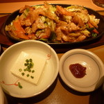 やよい軒 - 豚肉とたっぷり野菜の味噌炒め定食（650円）