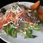 トラットリア シェ ラパン - シーザーサラダ＆自家製パン