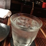 焼鳥 修 - 焼酎（熟柿サイダー割り）