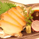 Steamed abalone with liver soy sauce